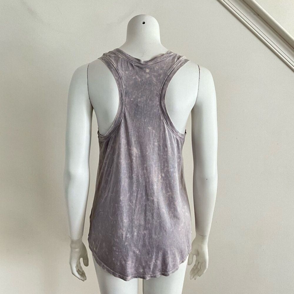 Peloton Flow Racer Tank Washed Silver Racerback M - Picture 3 of 10